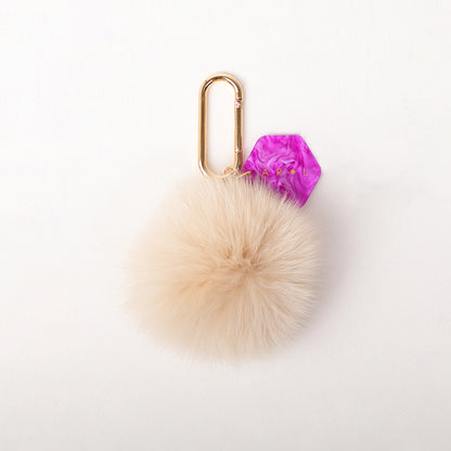 Fox Pom-pom Charm / フォックスポンポンチャーム